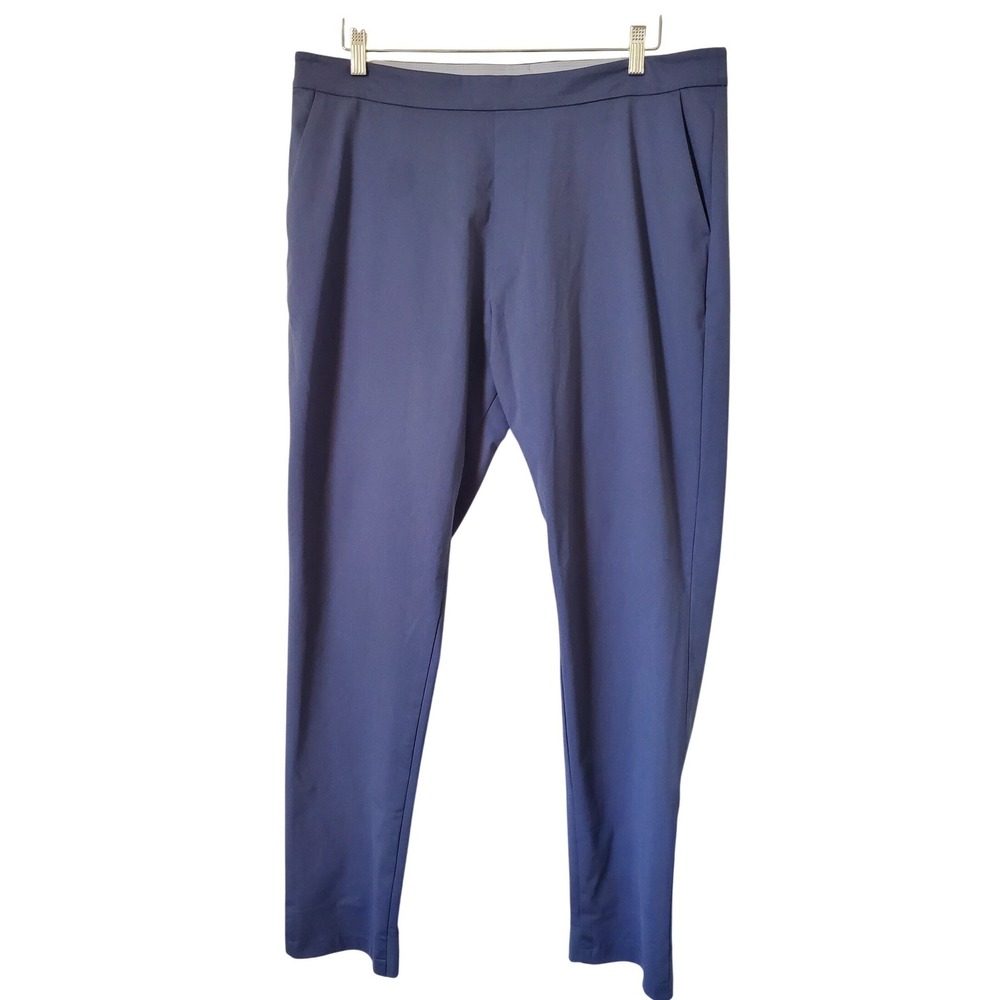 Ministry of Supply Mens 36‎ Kinetic Jogger Pants Blue Stretch Primeflex